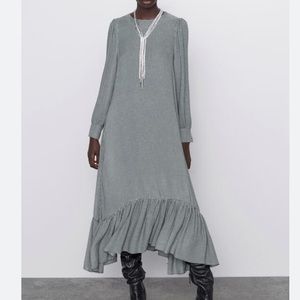 Zara houndstooth dress